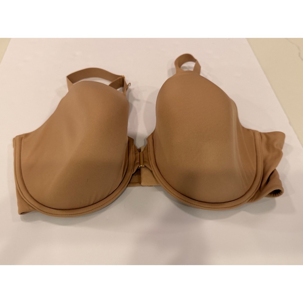ThirdLove Kinetic Front-Close Impact Sports Bra Nude Tan 36G Convertible Straps